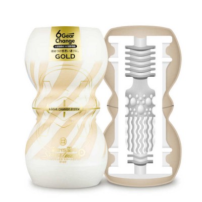 日本Mens Max Smart GEAR GOLD 双向可调6阶飞机杯 (金款)